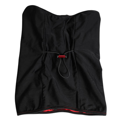 Dolce & Gabbana cache-col cagoule tour de cou en nylon tricoté noir