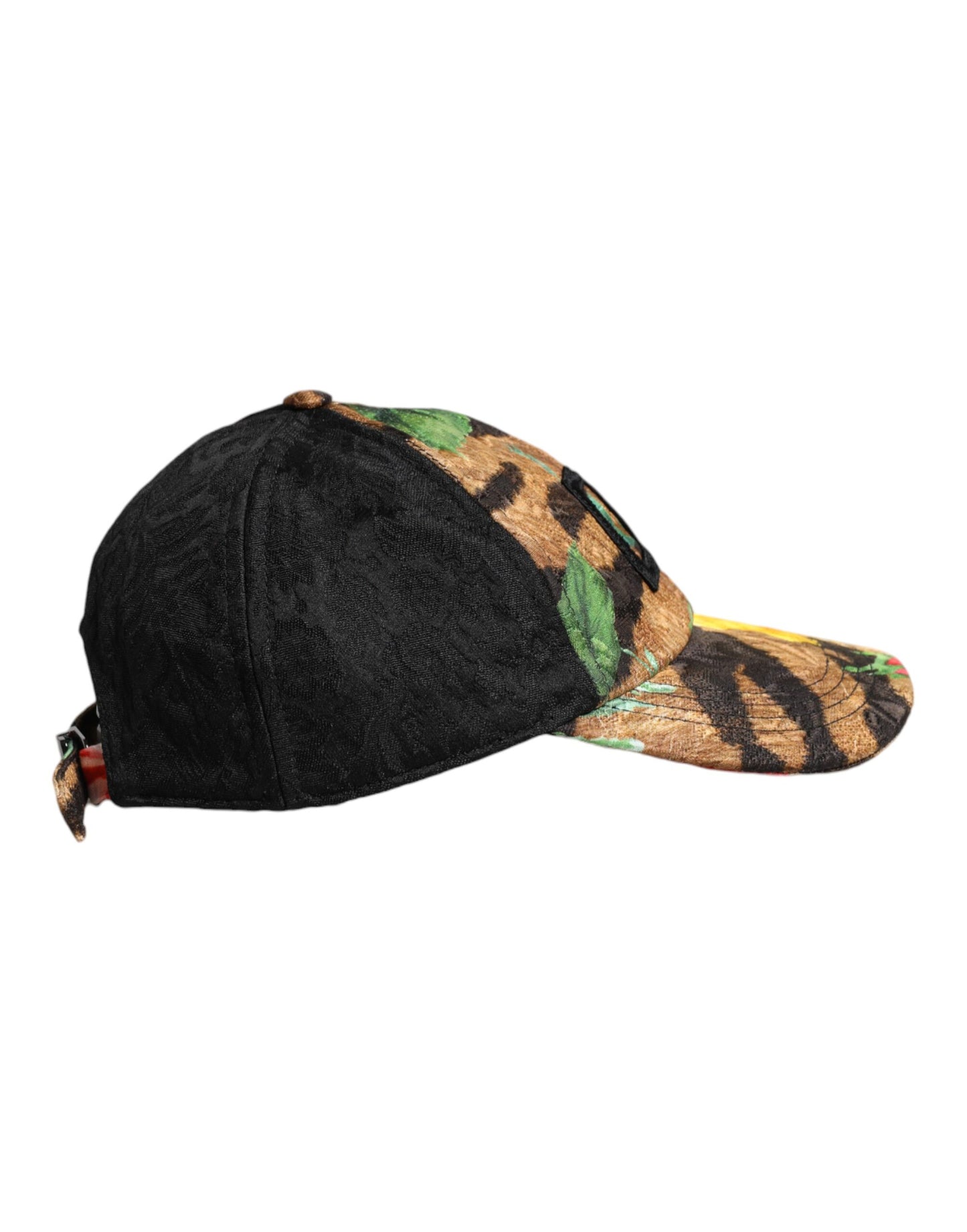 Gorra de béisbol Dolce & Gabbana de 6 paneles con parche del logo DG multicolor