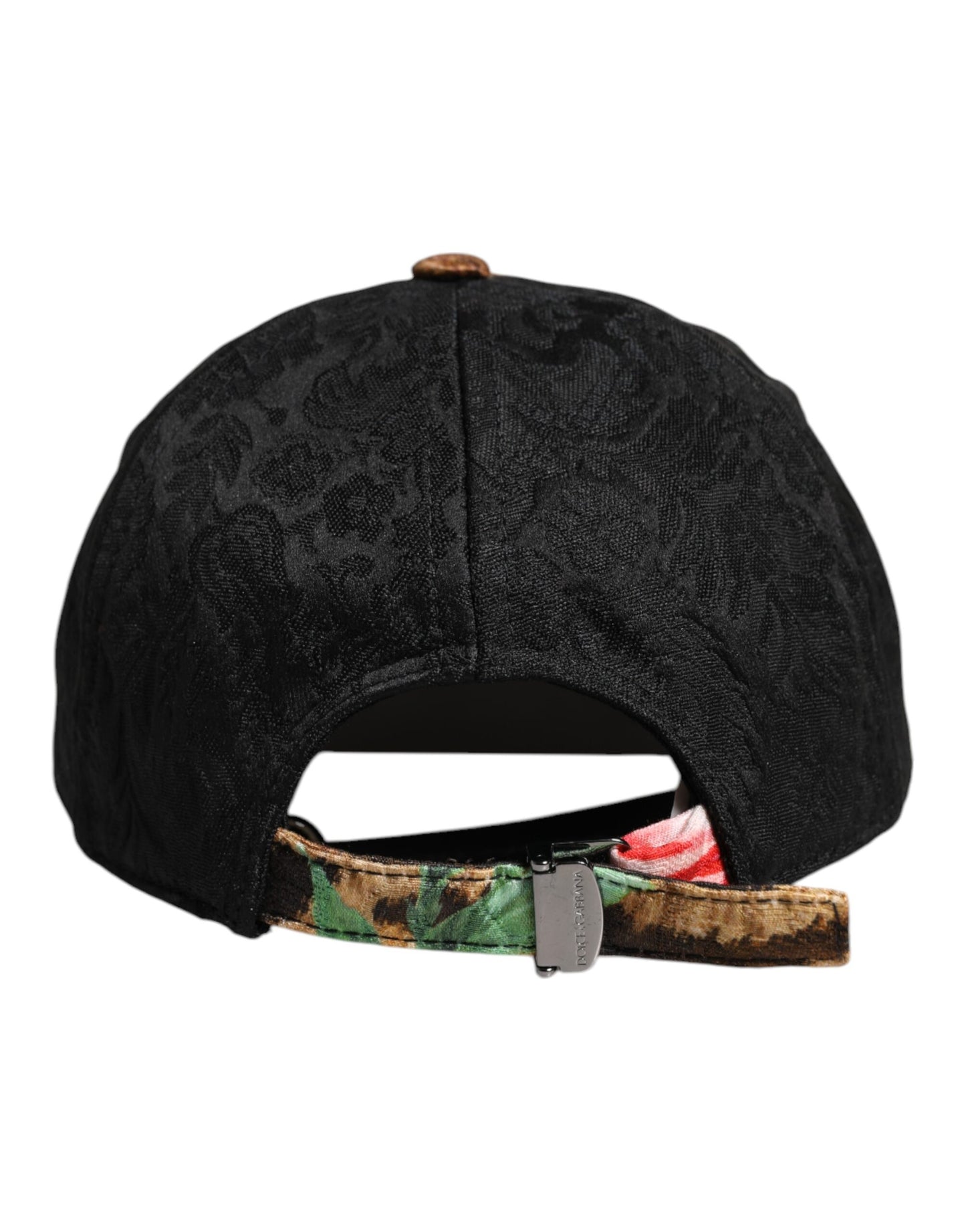 Gorra de béisbol Dolce & Gabbana de 6 paneles con parche del logo DG multicolor