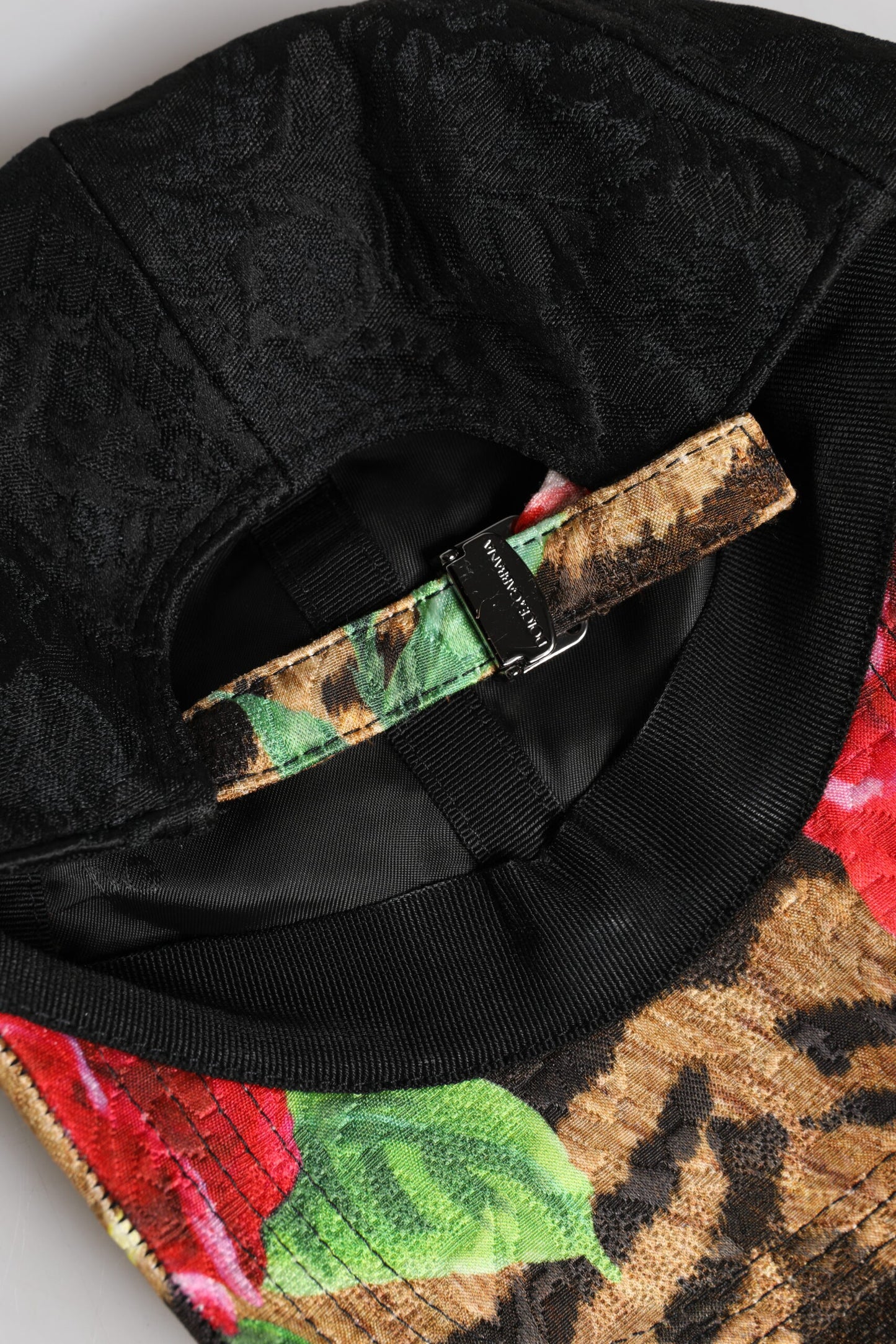 Gorra de béisbol Dolce & Gabbana de 6 paneles con parche del logo DG multicolor