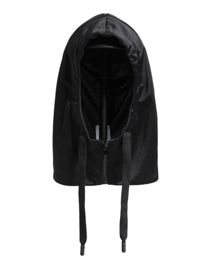 Sombrero turbante de poliéster negro Dolce & Gabbana