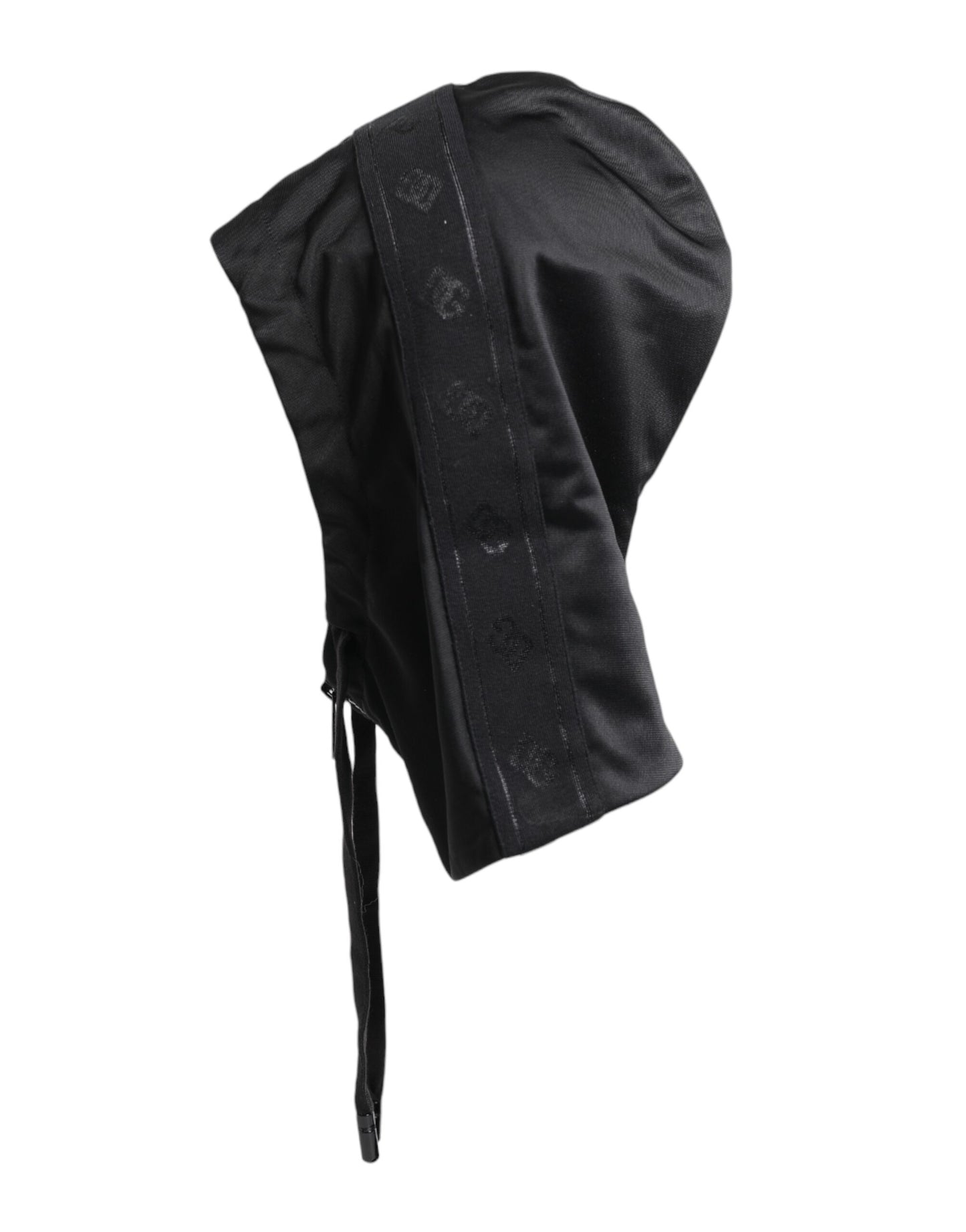 Sombrero turbante de poliéster negro Dolce & Gabbana