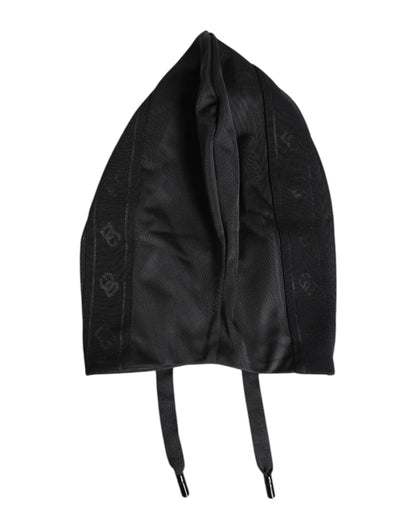 Sombrero turbante de poliéster negro Dolce & Gabbana