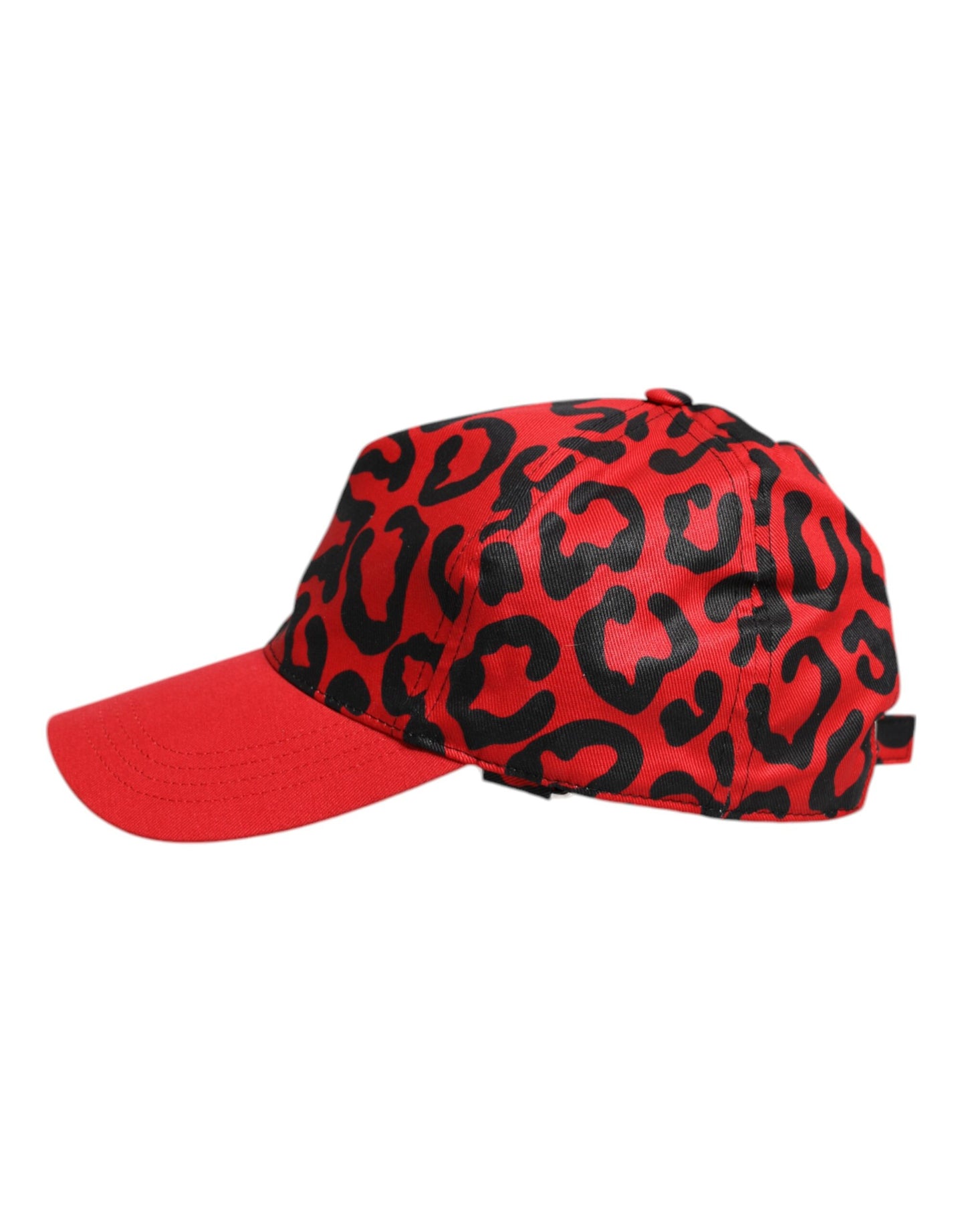 Gorra de béisbol Dolce & Gabbana de algodón rojo de 6 paneles para mujer