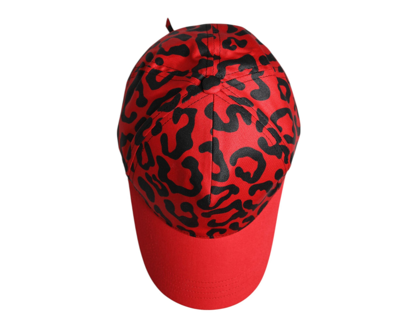 Gorra de béisbol Dolce & Gabbana de algodón rojo de 6 paneles para mujer