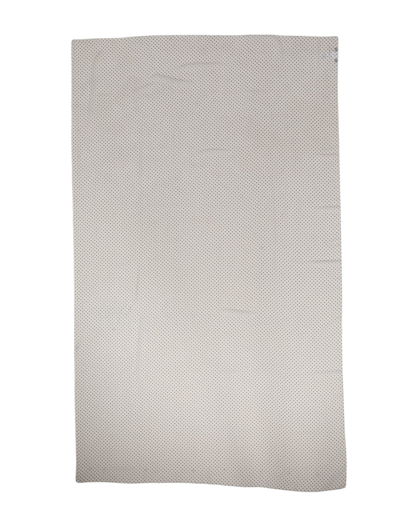 Écharpe châle portefeuille Dolce & Gabbana en polyester blanc à pois