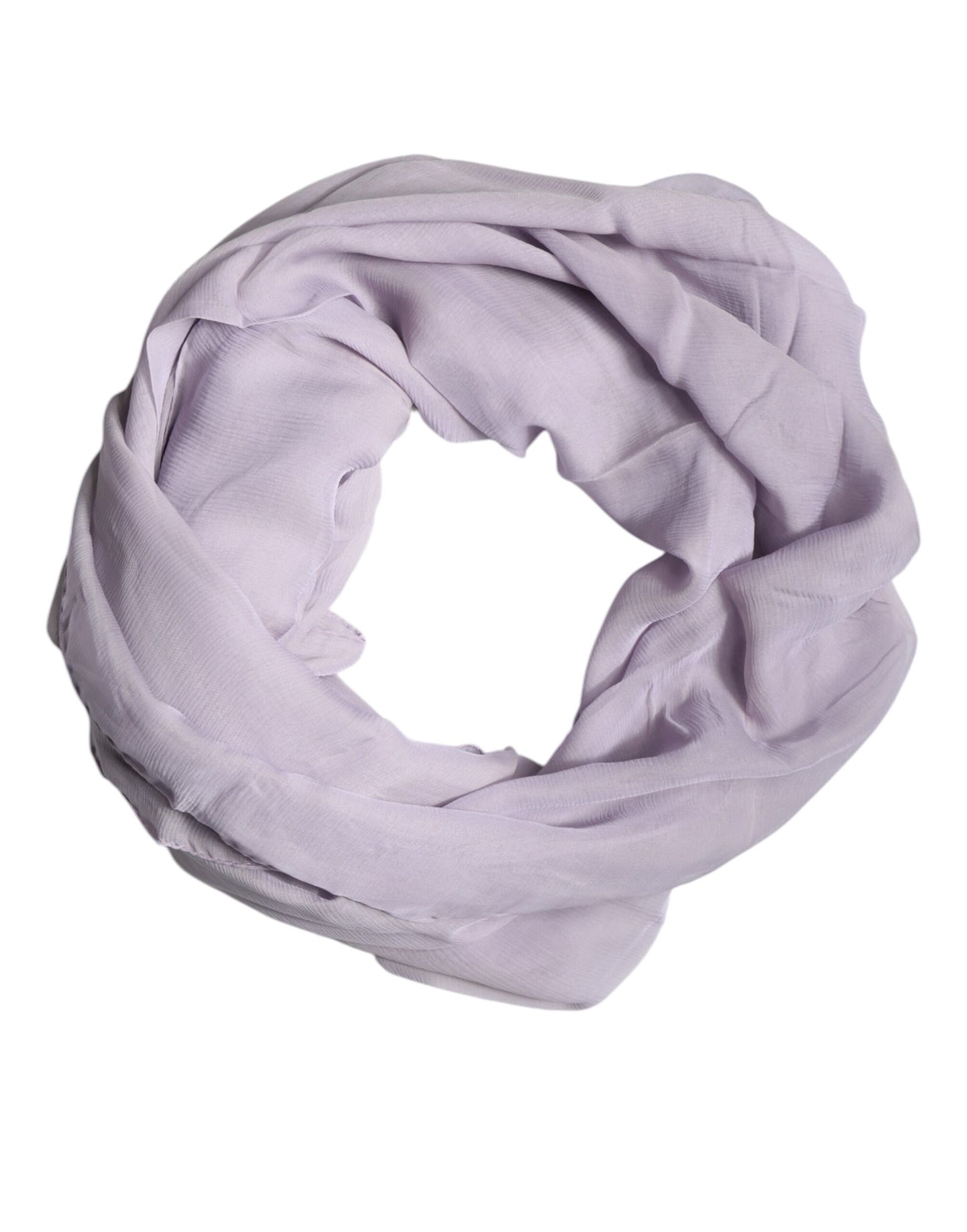 Foulard Écharpe Rectangle en Soie Violette Dolce & Gabbana