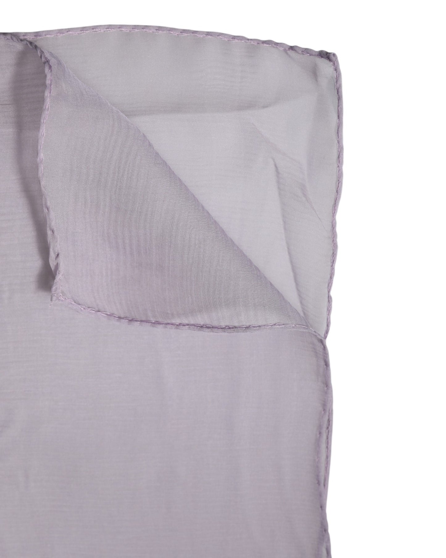 Foulard Écharpe Rectangle en Soie Violette Dolce & Gabbana