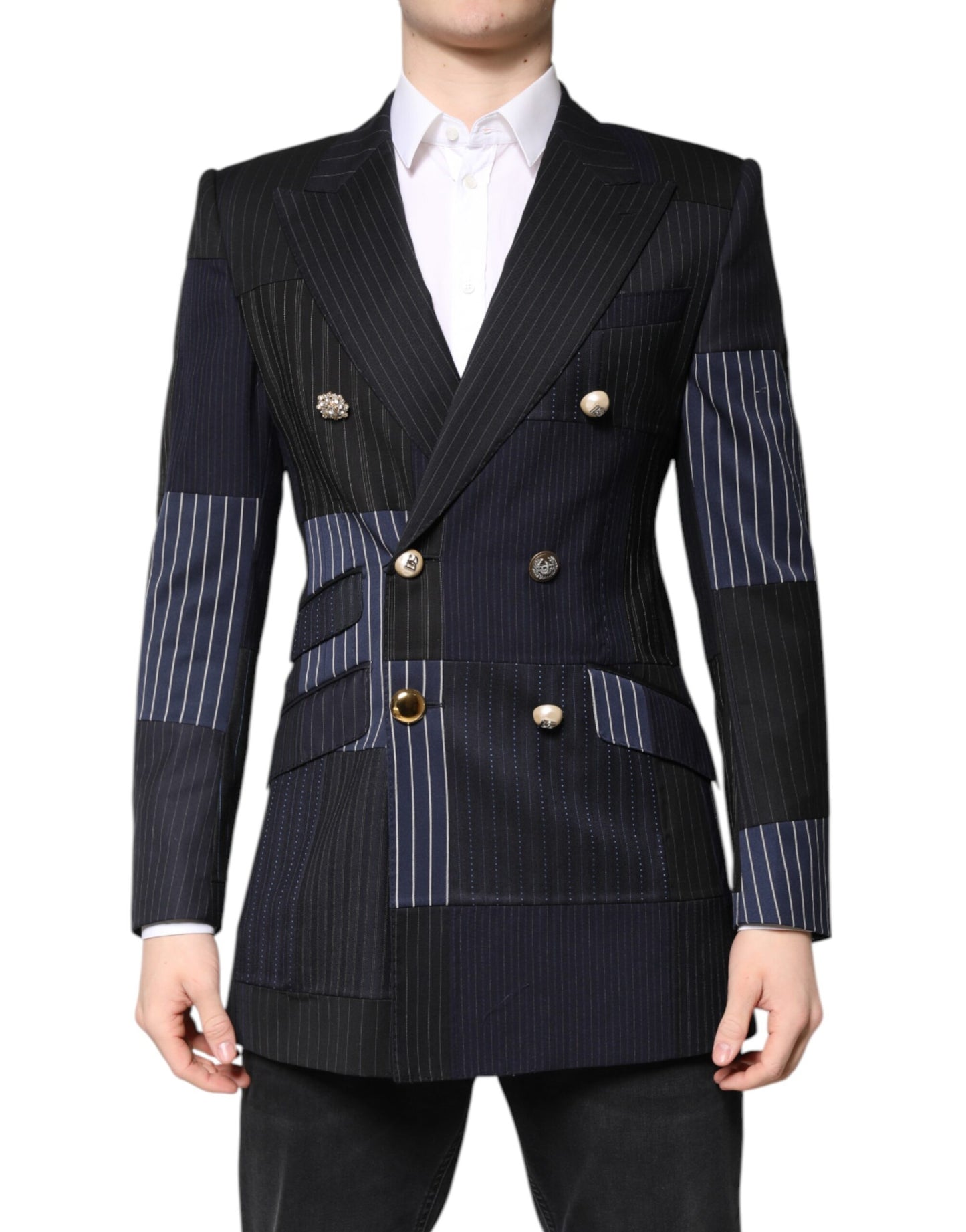 Chaqueta americana Dolce & Gabbana de retales multicolor