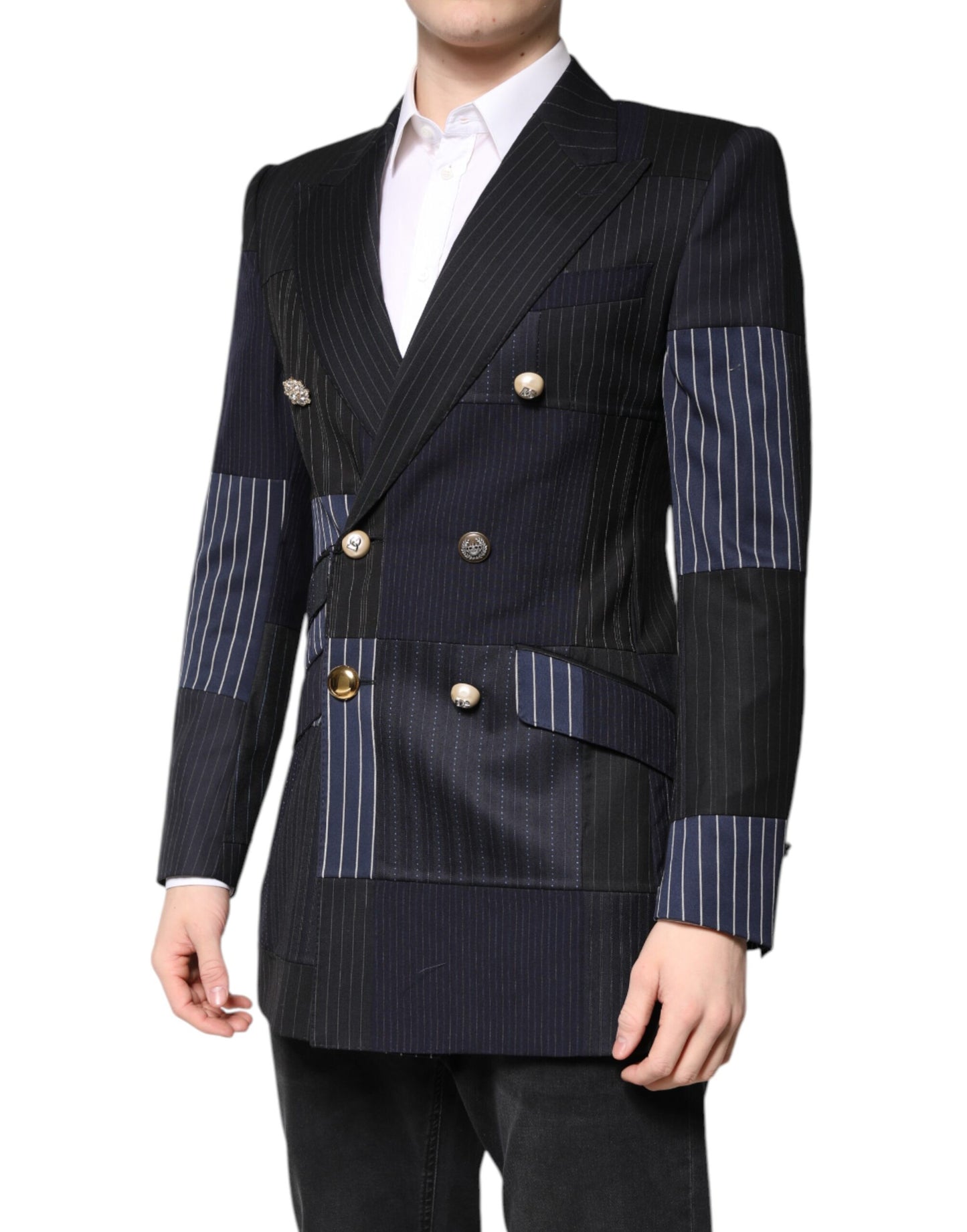 Chaqueta americana Dolce & Gabbana de retales multicolor