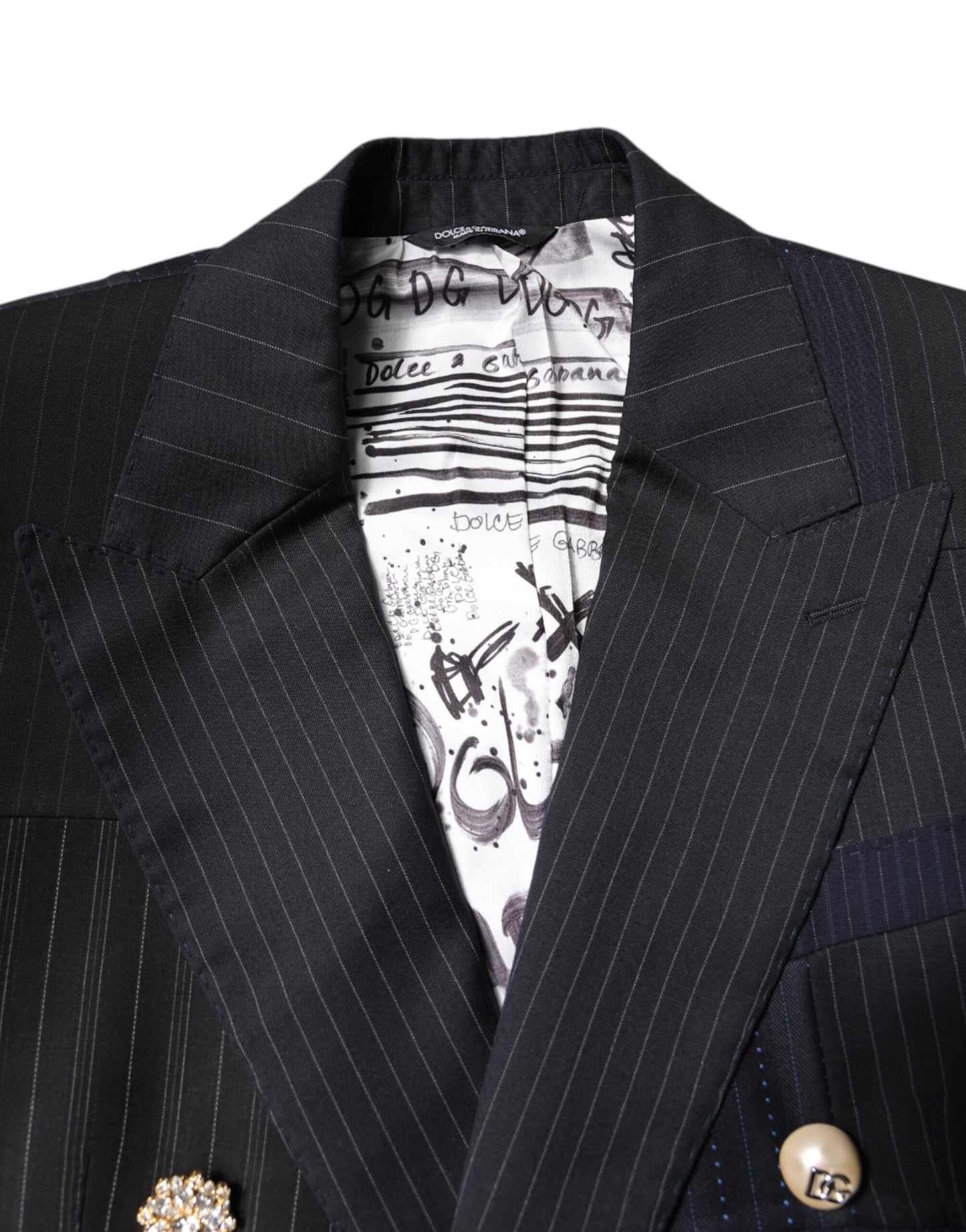 Chaqueta americana Dolce & Gabbana de retales multicolor