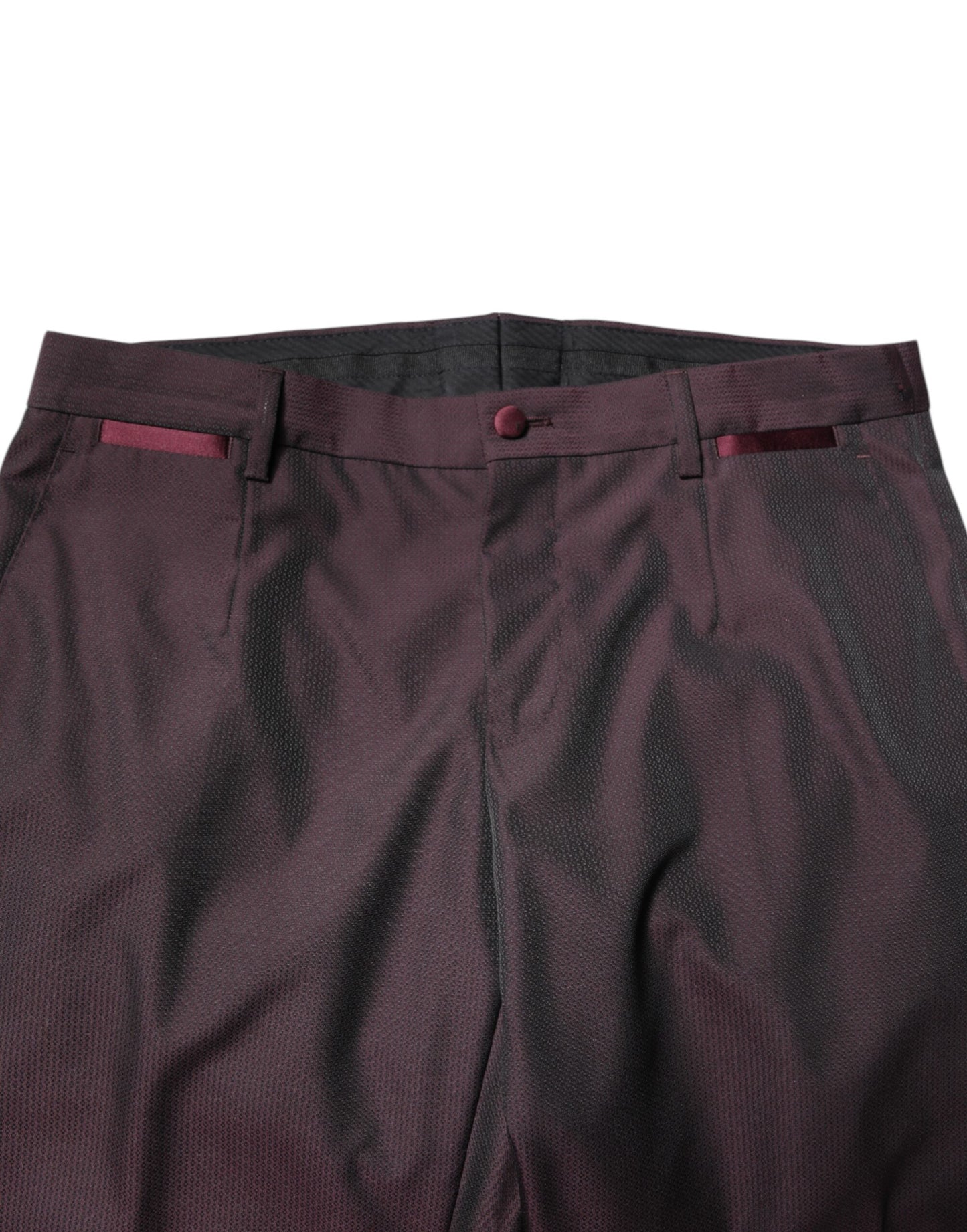 Costume deux pièces de cérémonie Dolce & Gabbana bordeaux à simple boutonnage
