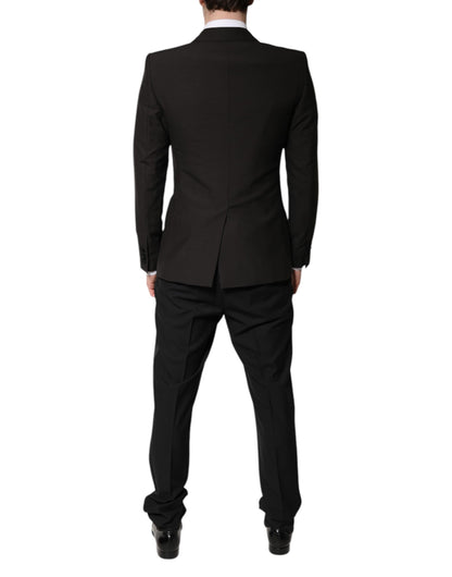 Costume de cérémonie Dolce & Gabbana noir à simple boutonnage, 3 pièces