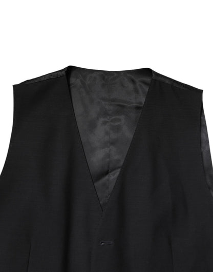 Costume de cérémonie Dolce & Gabbana noir à simple boutonnage, 3 pièces