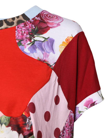 Dolce & Gabbana Blusa de manga corta con retales multicolor