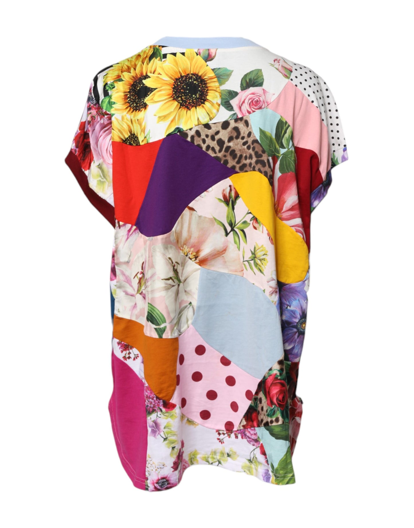 Dolce & Gabbana Blusa de manga corta con retales multicolor