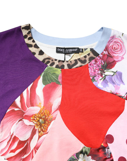 Dolce & Gabbana Blusa de manga corta con retales multicolor