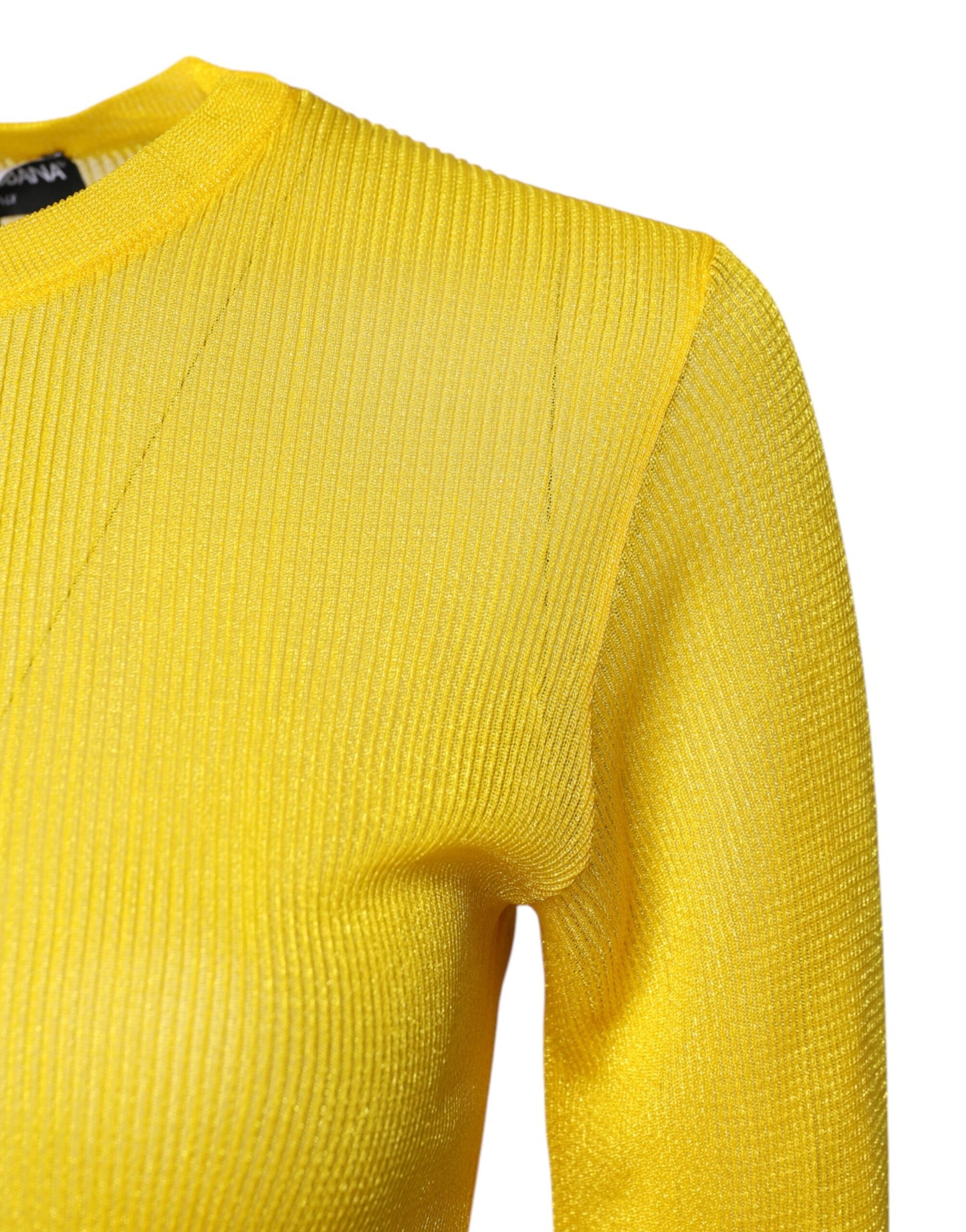 Dolce & Gabbana Suéter jersey de poliéster amarillo para mujer