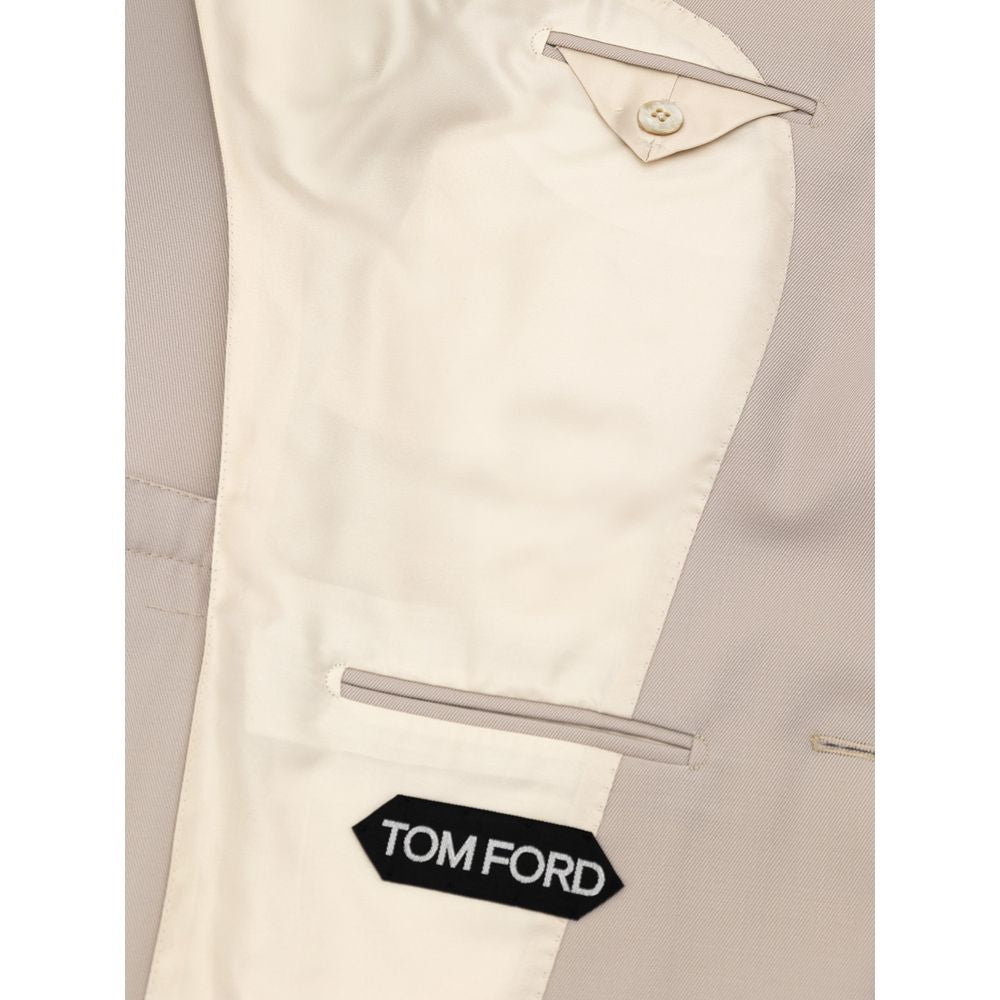 Tom Ford Beige Wool Blazer