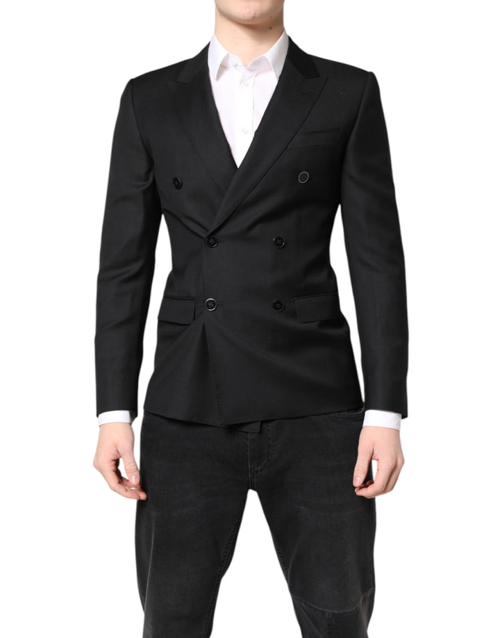 Blazer cruzado MARTINI negro de Dolce & Gabbana