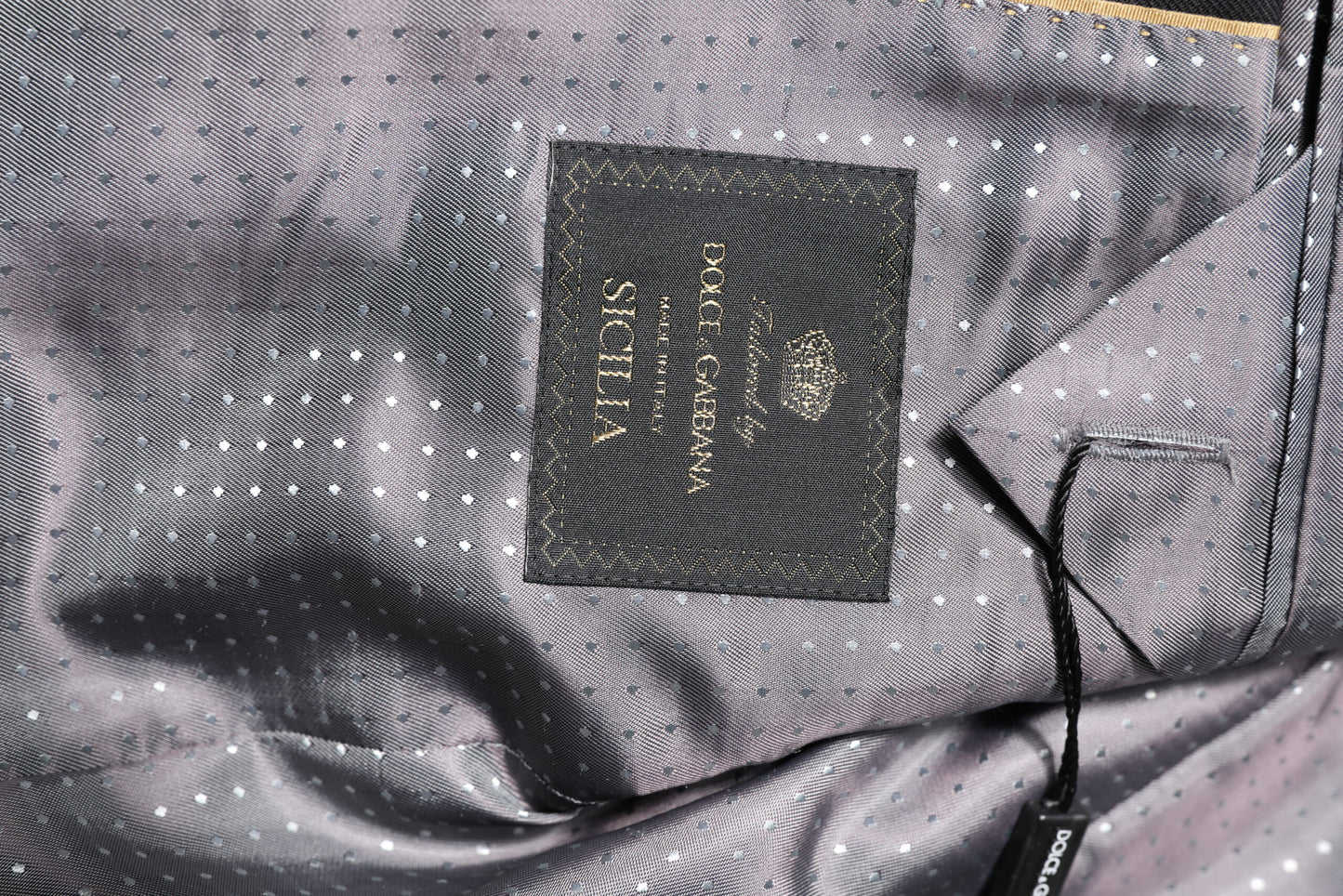Costume Dolce & Gabbana SICILIA à rayures noir, 2 pièces, coupe habillée
