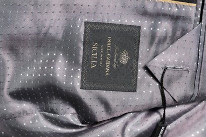 Costume Dolce & Gabbana SICILIA à rayures noir, 2 pièces, coupe habillée