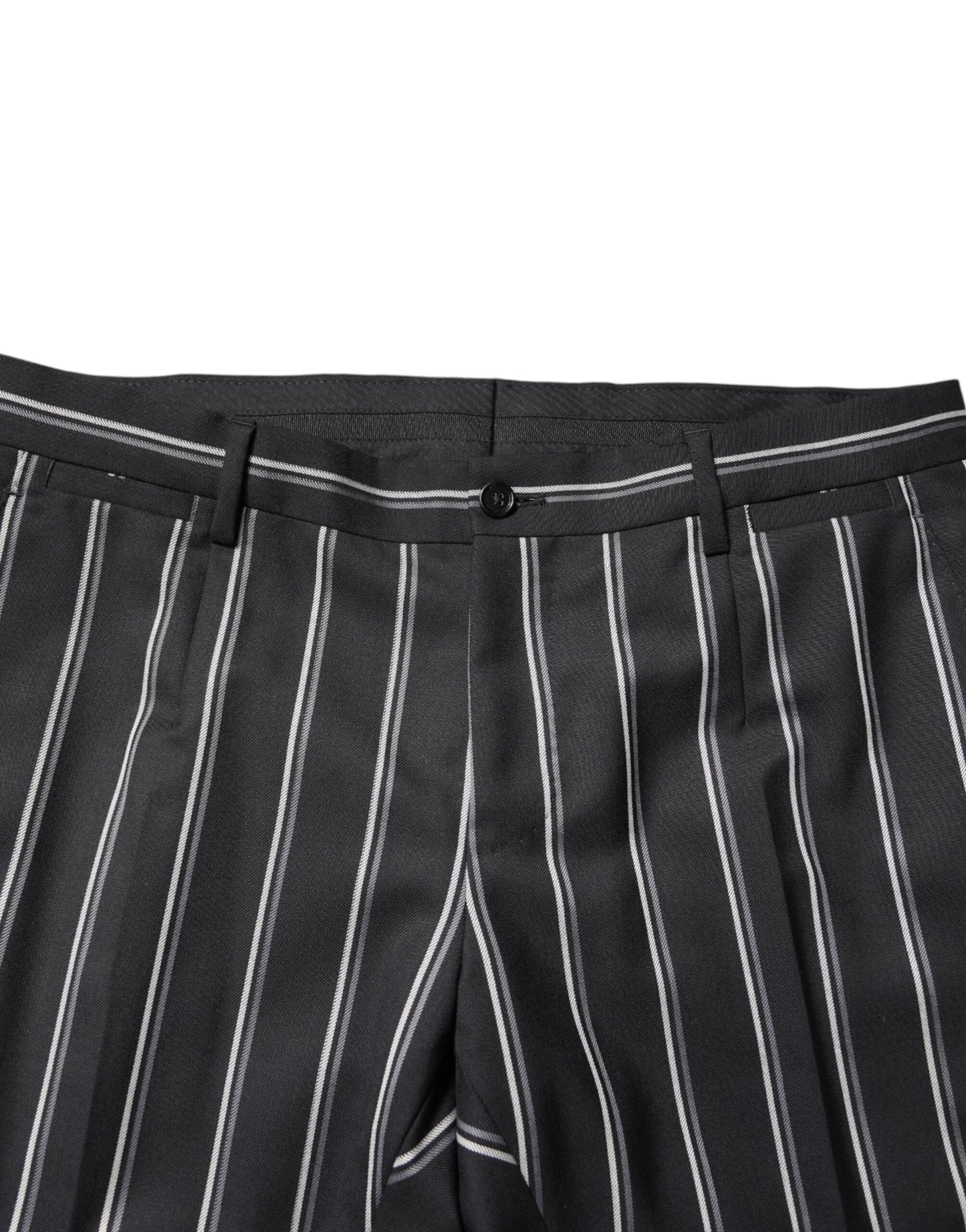 Costume Dolce & Gabbana SICILIA à rayures noir, 2 pièces, coupe habillée