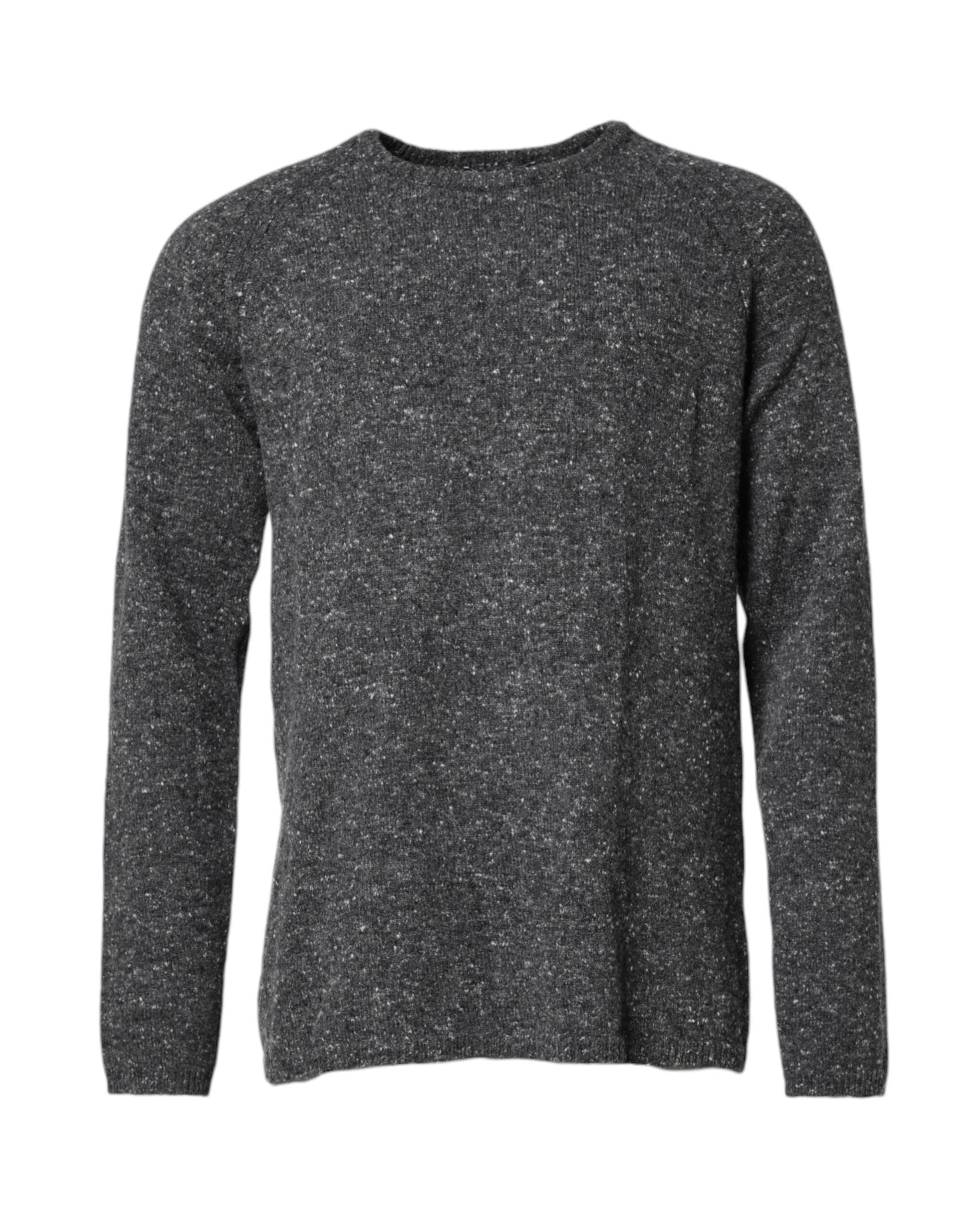 Suéter Dolce & Gabbana de lana gris con cuello redondo