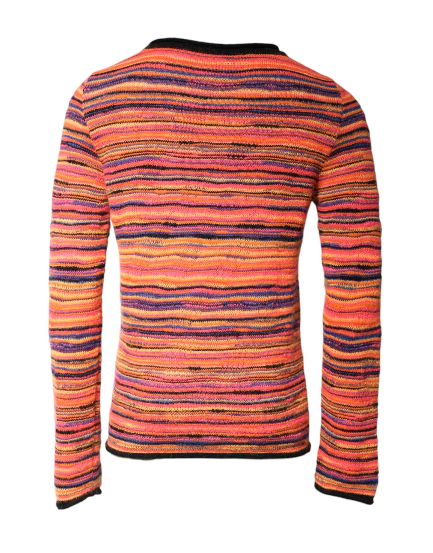 Jersey de punto multicolor de lana con logo DG de Dolce & Gabbana