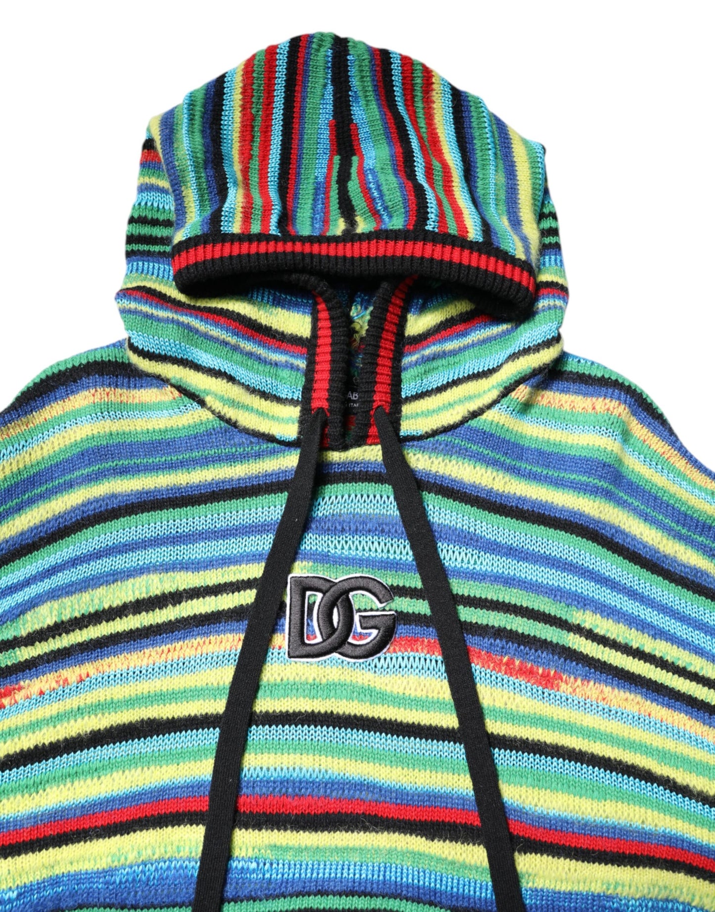 Suéter con capucha de algodón multicolor Dolce & Gabbana