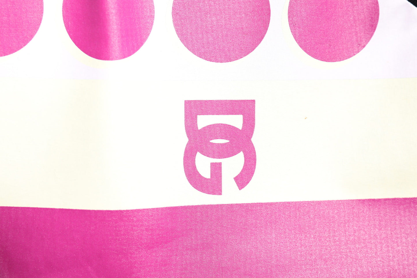 Camiseta de manga corta con logotipo estampado multicolor de Dolce & Gabbana