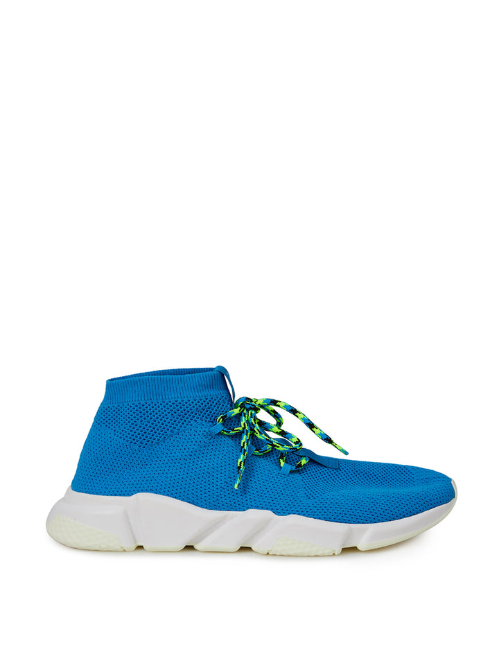 Zapatillas deportivas Balenciaga de algodón azul