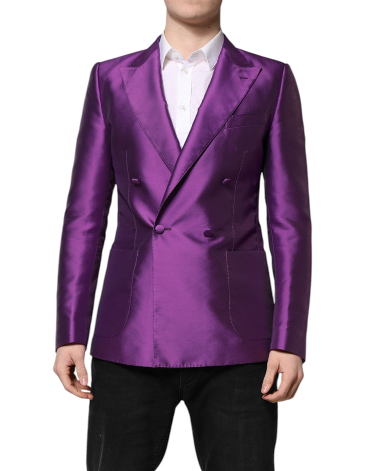 Dolce & Gabbana Americana de Traje Cruzada Morada para Hombre