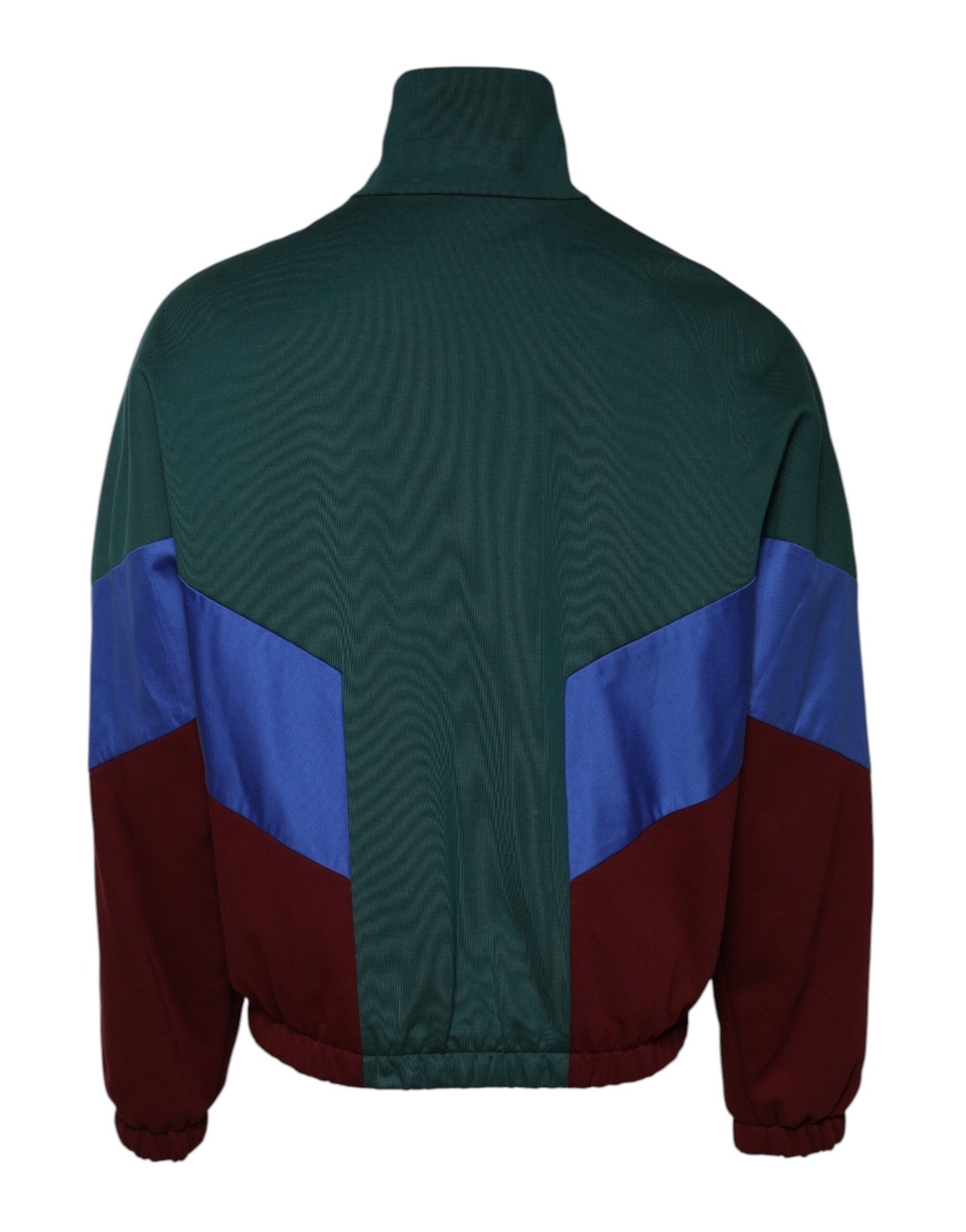 Veste Dolce & Gabbana en coton multicolore avec logo et fermeture éclair intégrale