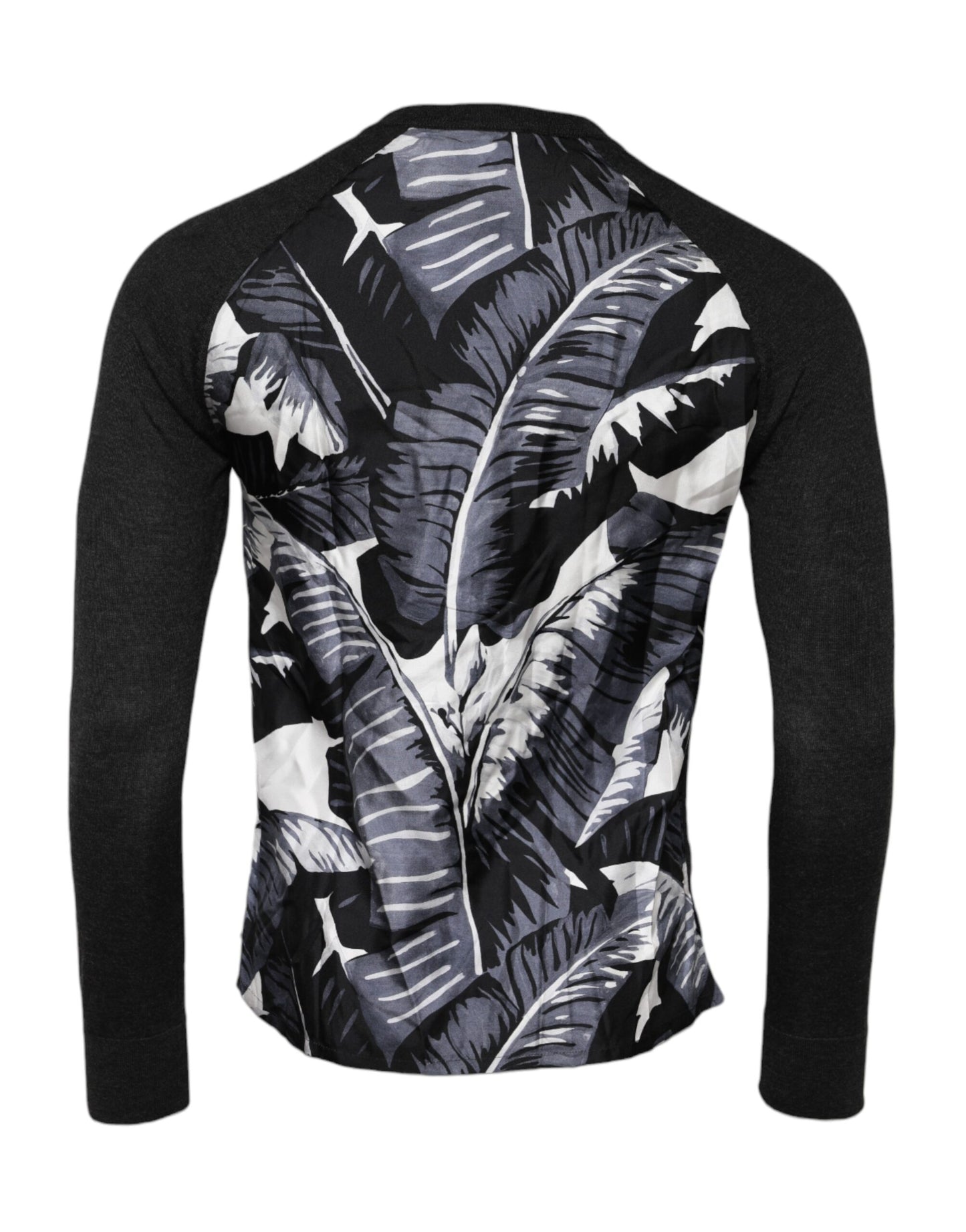 Suéter de punto Dolce & Gabbana negro estampado para hombre
