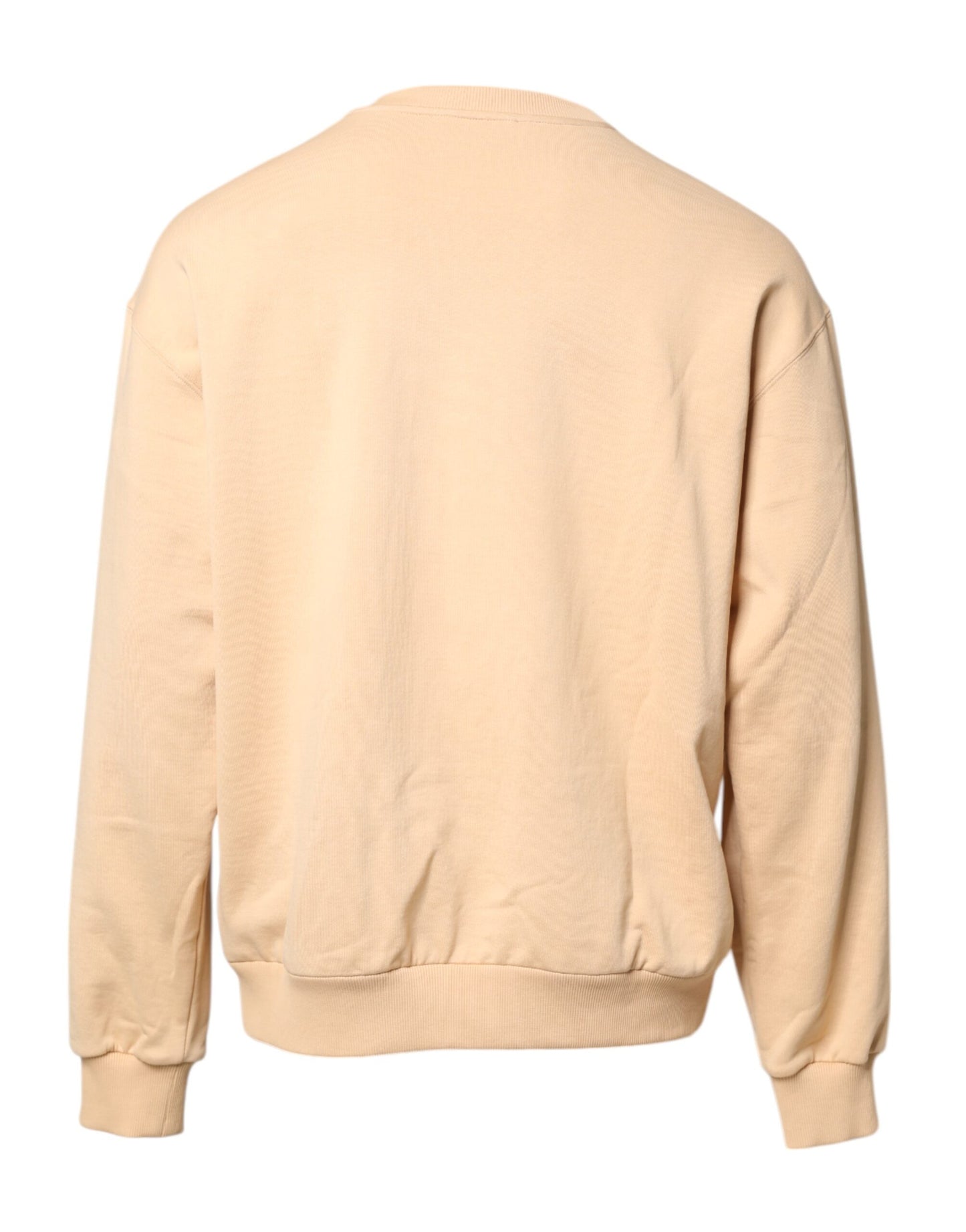 Pull col rond Dolce & Gabbana beige à imprimé cerises
