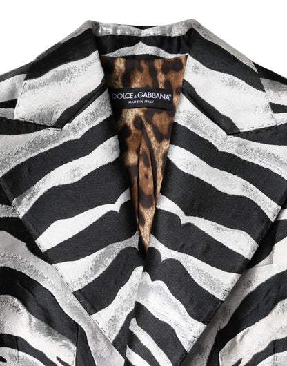 Chaqueta Blazer Dolce & Gabbana de poliéster blanco y negro para mujer