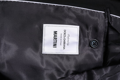 Dolce & Gabbana Dark Blue MARTINI Wool Blazer Coat Jacket