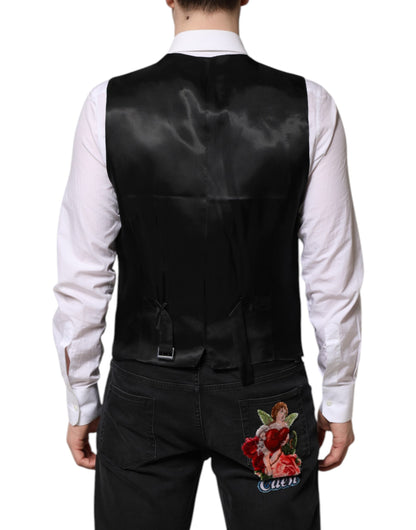 Costume 2 pièces noir Dolce & Gabbana avec veste croisée