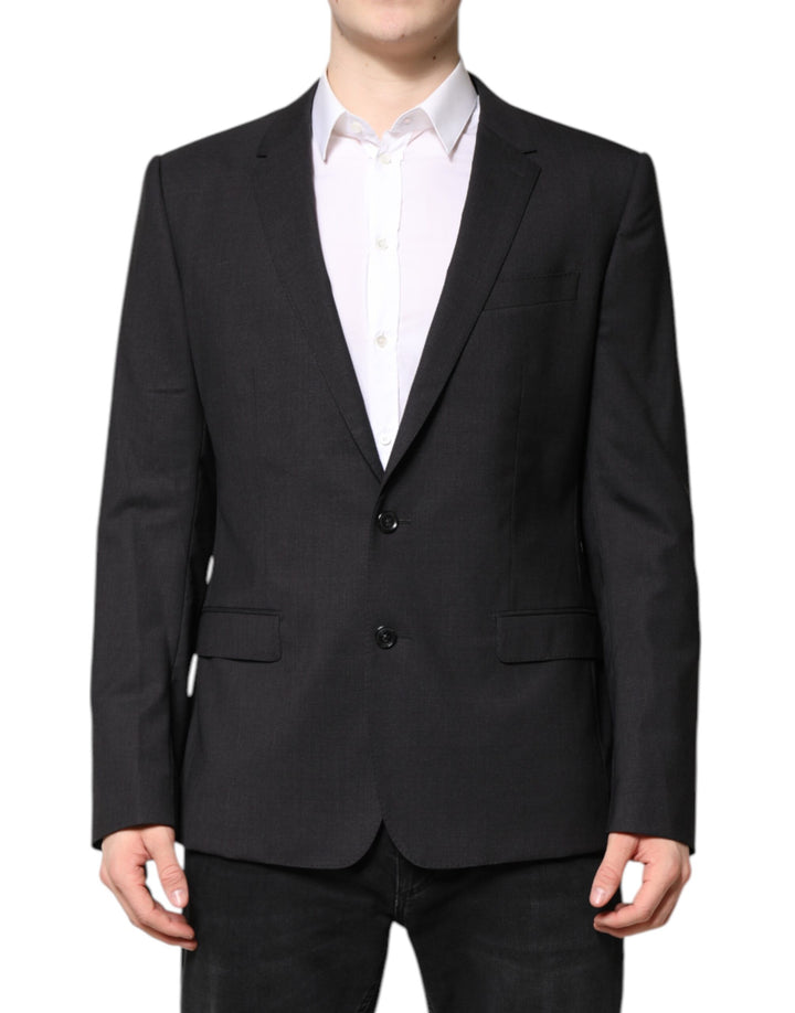 Veste croisée Dolce & Gabbana gris anthracite MARTINI