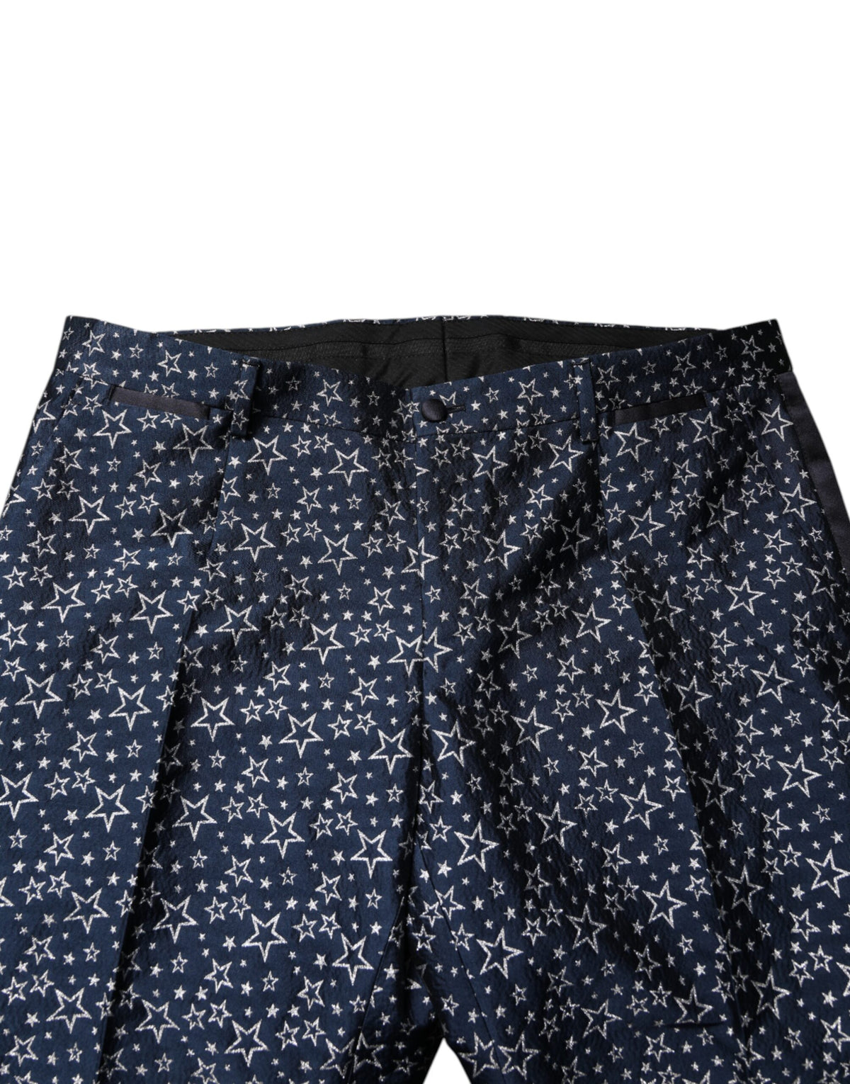 Traje de 3 piezas de jacquard azul MARTINI Star de Dolce & Gabbana
