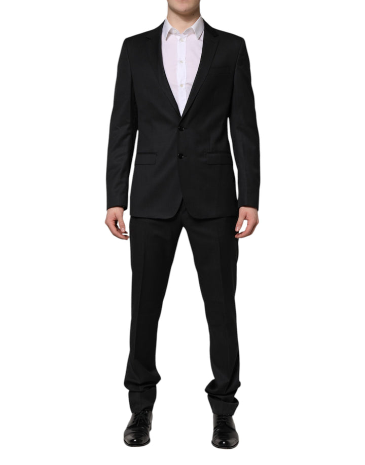 Costume deux pièces Dolce & Gabbana gris foncé MARTINI à un bouton