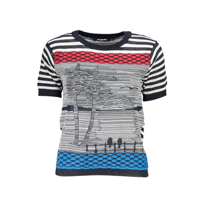 Desigual Blu Cotton Women Shirt