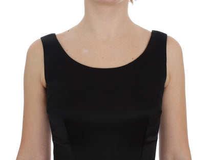 Robe Fourreau Longue Dolce & Gabbana Noir Gris