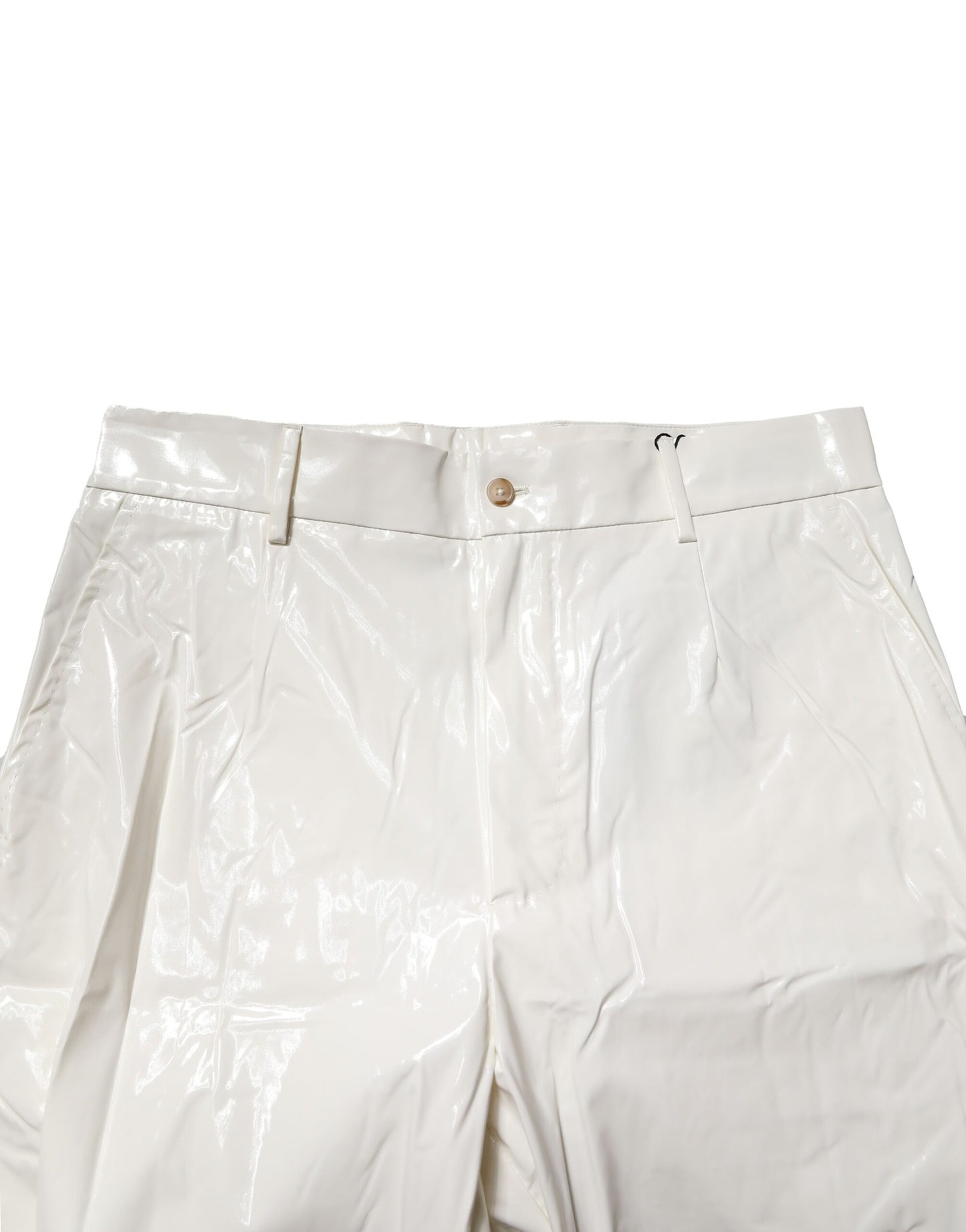Pantalon fuselé blanc en nylon Dolce & Gabbana pour homme