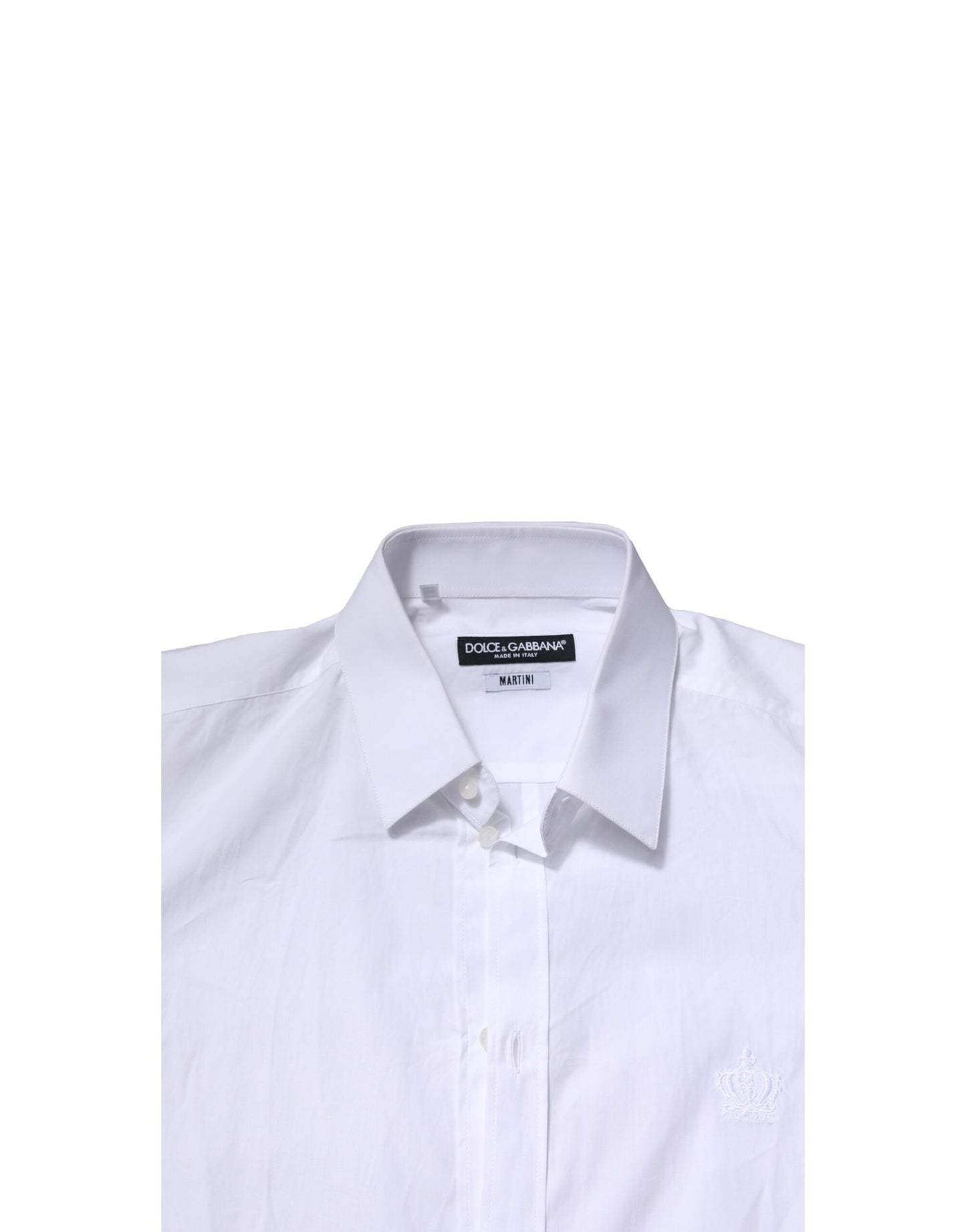 Chemise Habillée Homme Dolce & Gabbana Blanche Manches Longues MARTINI