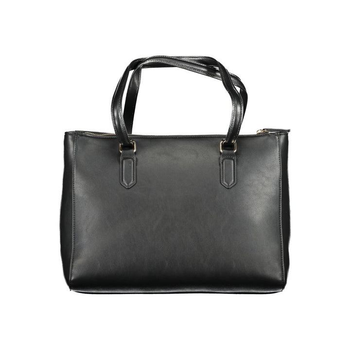 Mario Valentino Black Polyurethane Women's Bag