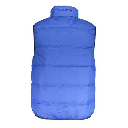 La Martina Blue Polyamide Men's Vest