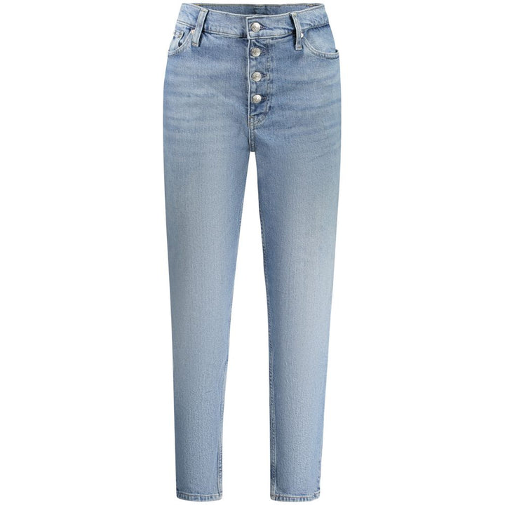 Calvin Klein Azzurro Cotton Women's Jeans