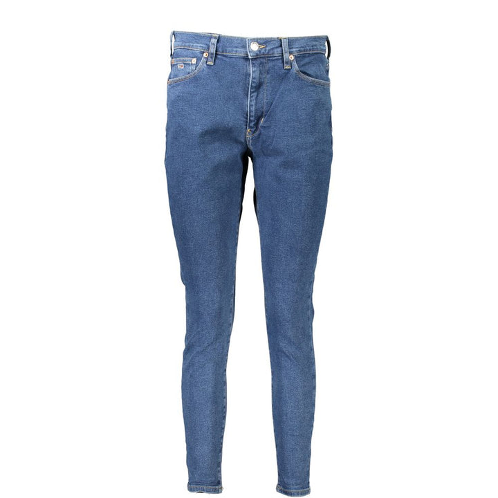 Tommy Hilfiger Blue Cotton Women's Skinny Jean